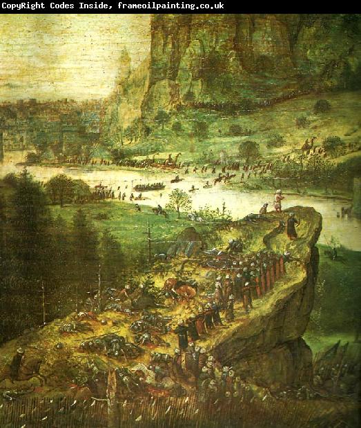 Pieter Bruegel detalj fran  sauls sjalvmord